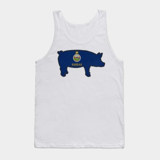 Kansas BBQ Pig Pride KS Tank Top